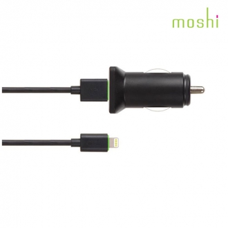 Moshi Car Charger Duo with Lightning Cable